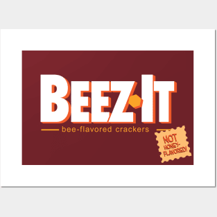 BEEZ IT, bee flavored crackers Posters and Art